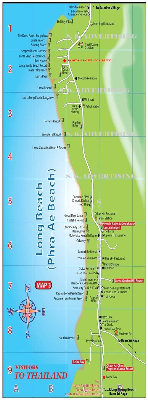 Long Beach (Pra Ae) Map