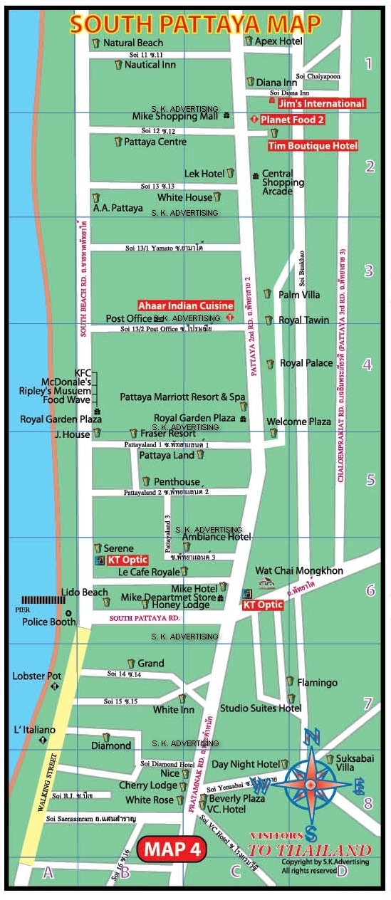 South Pattaya City Map