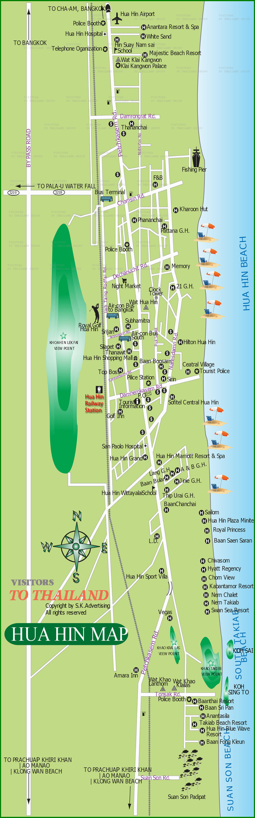 Hua Hin Map