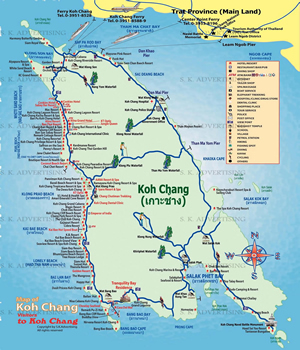 Koh Chang Map