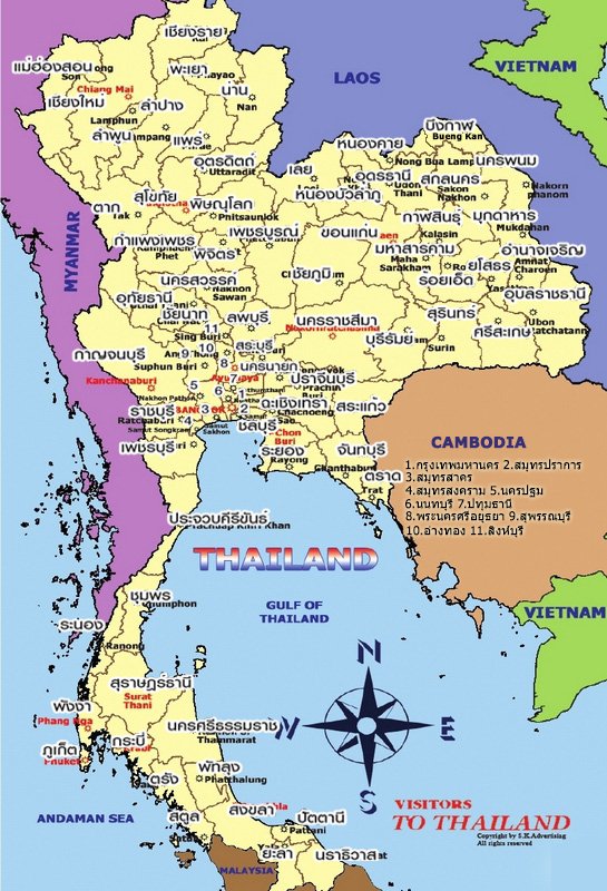 Thai Map Thai version